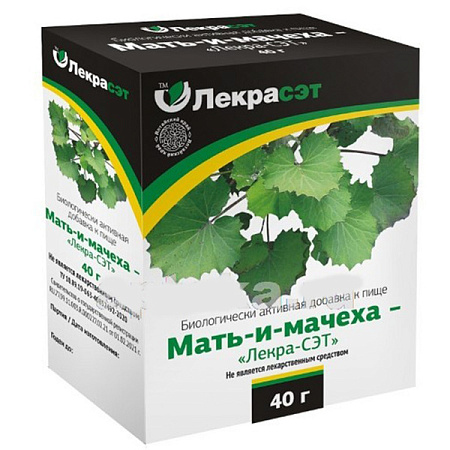 Мать-и-мачеха Лекра-Сэт листья 40 г Мать-и-мачеха Лекра-Сэт листья 40 г