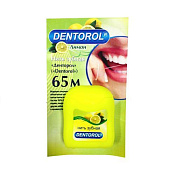 Зубная нить Денторол (Dentorol) Лимон 65 м