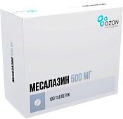 Месалазин тб п/о 500 мг №100