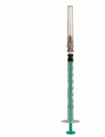 Шприц 3-х компонентный с иглой 26G (0.45х12мм) 1 мл