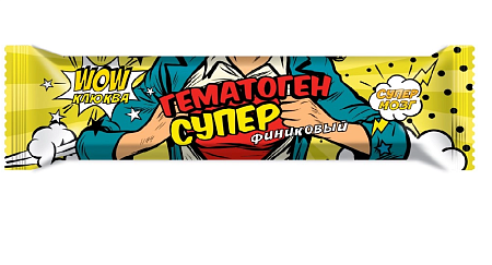 Гематоген супер финиковый с клюквой 40 г