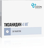 Тизанидин тб 4 мг №30