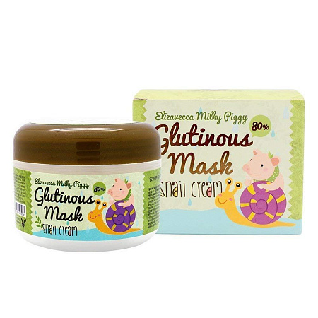 Крем-маска Елизавекка (Elizavecca) Milky Piggy Glutinous 80% Snail 100 г