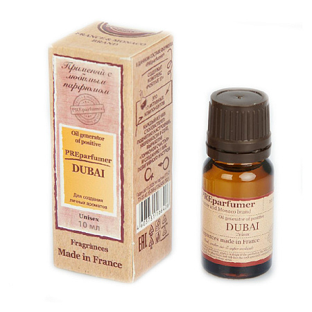 Масло-концентрат ПРЕпарфюмер Дубаи (PREparfumer Dubai) для мужчин 10 мл