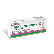 Моксонидин-СЗ тб п/о 0.2 мг №28