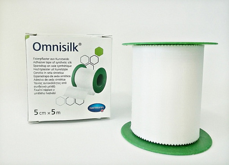 Лейкопластырь (пластырь) Омнисилк (Omnisilk) 5см x 5м (500см)