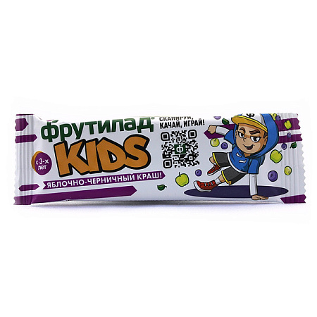 Батончик Фрутилад Kids Яблочно-черничный краш 25 г