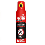 Аэрозоль Пикник (Picnic) Extreme усиленный от клещей и летающих насекомых 150 мл