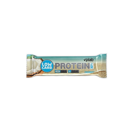 Батончик протеиновый ВПЛаб (VPLab) Low Carb Protein Bar Кокос 35 г