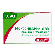 Моксонидин-Тева тб п/о 0.4 мг №30