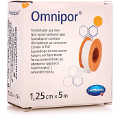 Лейкопластырь (пластырь) Омнипор (Omnipor) 1.25см х 5м (500см)