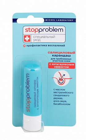 Карандаш СтопПроблем (Stopproblem) салициловый антигерпесный 3.7 г