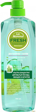 Ультра концентрат Ла мамма (La mamma) Fresh с экстрактом Лемонграсс 780 мл Ультра концентрат Ла мамма (La mamma) Fresh с экстрактом Лемонграсс 780 мл