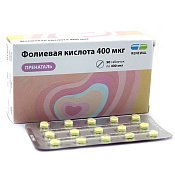 Фолиевая кислота 400 мкг Пренаталь тб 100 мг №90