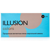 Линзы контактные Иллюжен (Illusion) Colors оптические R8.6 (-4.00) №2