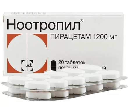 Ноотропил тб п/о 1200 мг №20