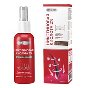 Спрей Никотиновая к-та КомФорте (ComForte) д/волос 2% 100 мл 