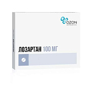 Лозартан тб п/о 100 мг №90