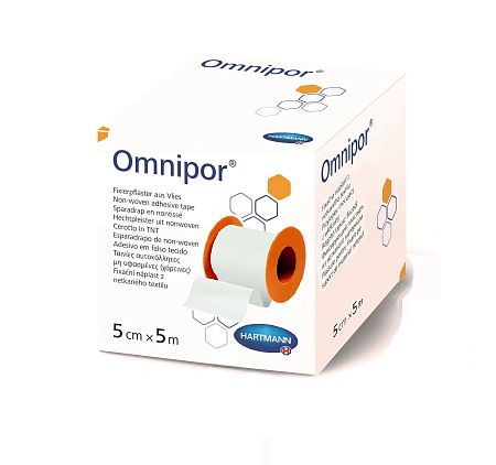 Лейкопластырь (пластырь) Омнипор (Omnipor) 5см х 5м (500см)