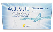 Линзы контактные АКУВЬЮ (ACUVUE) Оазис (Oasys) with Hydraclear Plus R8.4 (-4.75) №6