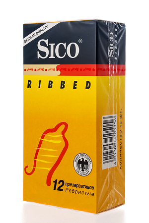 Презервативы Сико (Sico) Ribbed ребристые №12