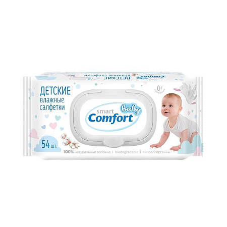 Салфетки влажные Смарт бэйби комфорт (Smart baby comfort) детские №54