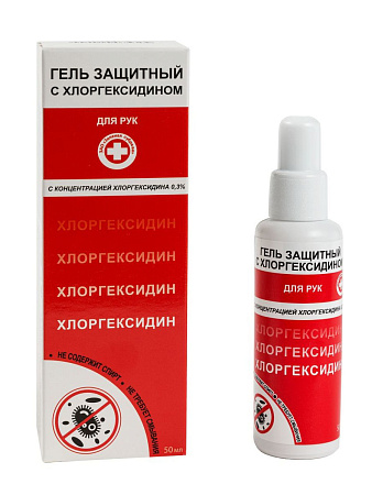Гель ZD (Зеленая Дубрава) защитный с хлоргексидином д/рук 50 мл
