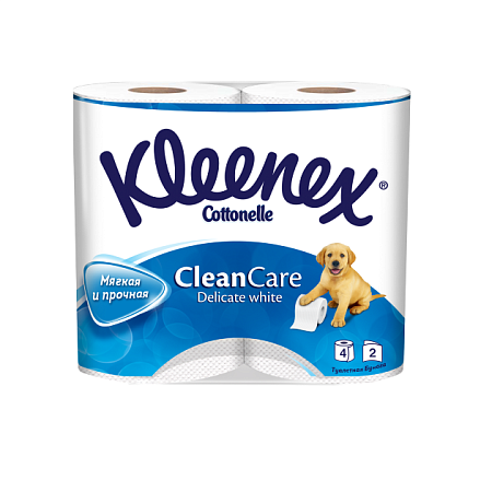 Бумага туалетная Клинекс (Kleenex) Клин Кеа Деликат уайт №4