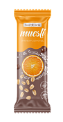 Батончик мюсли Фуд Форте (Food Forte) Апельсин в шоколаде 50 г