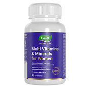 Мультивитамины и минералы Эвалар для женщин тб 1.3 г №90