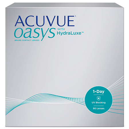 Линзы контактные АКУВЬЮ (ACUVUE) 1-Day Оазис (Oasys) with Hydralux R9.0 (-4.50) №90 Линзы контактные АКУВЬЮ (ACUVUE) 1-Day Оазис (Oasys) with Hydralux R9.0 (-4.50) №90