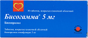 Бисогамма тб п/о 5 мг №30