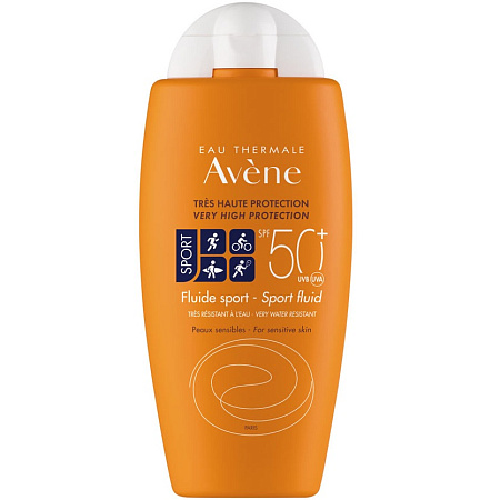 Флюид Авен (Avene) Спорт солнцезащитный SPF 50+ 100 мл