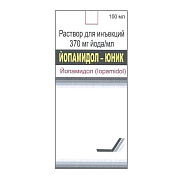 Йодиксанол Юник раствор для инъекций 320 мг йода/мл 100 мл