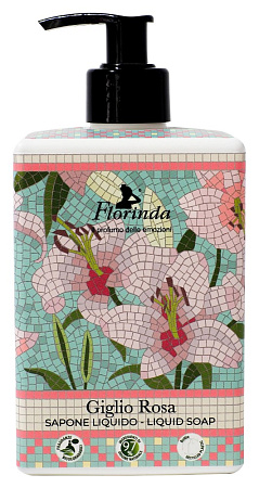 Мыло Флоринда (Florinda) туалетное жидкое Розовая лилия 500 мл