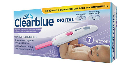Тест Клиаблу (ClearBlue) Диджитал (Digital) на овуляцию цифровой №7
