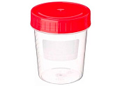 Контейнер д/биопроб (Баночка для анализов) 125 мл №250