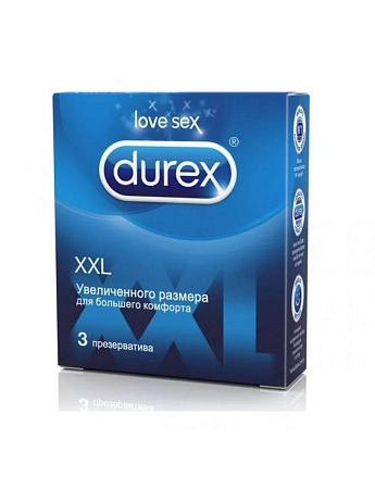 Презервативы Дюрекс (Durex) XXL увелич размера №3