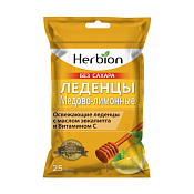 Леденцы Хербион (Herbion) Со вкусом меда и лимона б/сах №25