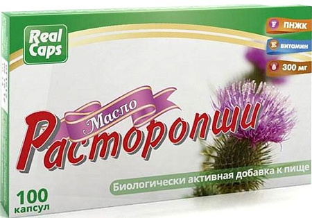 Масло расторопши капс 0.3 г №100 (212450, 28.09.25)