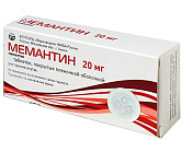 Мемантин тб п/о 20 мг №90