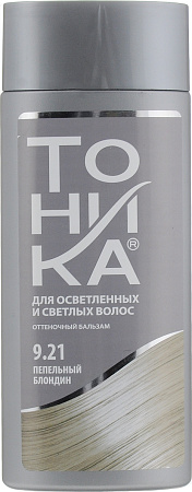 Бальзам Тоника оттеночный для волос с эффектом биоламинирования 9.21 пепельный блондин 150 мл