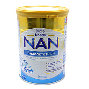Смесь молочная Нестле (Nestle) НАН Безлактозный для детей с рожд 400 г