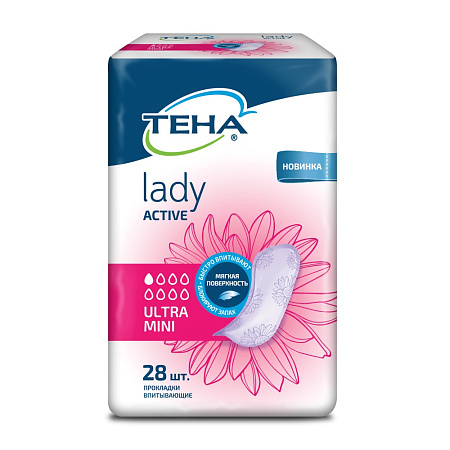 Прокладки Тена (Tena) Леди Актив (Lady Active) ультра мини №28