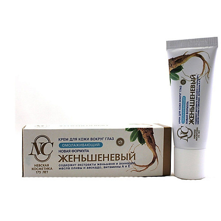 Крем Невская косметика Женьшеневый д/кожи вокруг глаз 25 мл