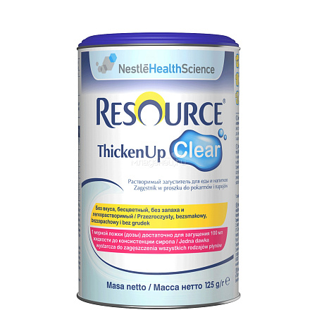 Смесь Нестле (Nestle) Resource Thicken Up Clear (Ресурс Тикен Ап Клиа) 125 г