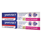 Лейкопластырь бактер Унипласт (Uniplast) эласт 1.9см x 7.2см №1