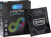 Презервативы Дюрекс (Durex) Long Play c анестетиком №3 Презервативы Дюрекс (Durex) Long Play c анестетиком №3