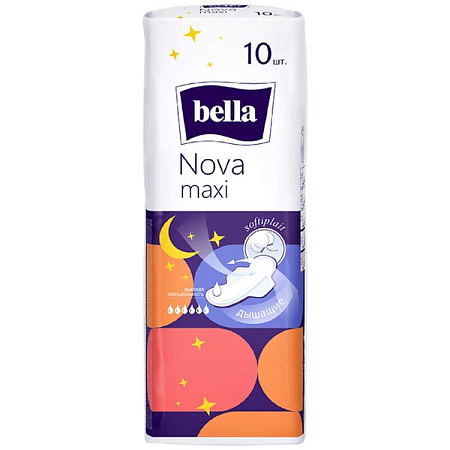 Прокладки Белла (Bella) Nova Maxi Softiplait №10