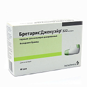 Бретарис Дженуэйр порошок для ингаляций дозированный 322 мкг/доза 60 доз 